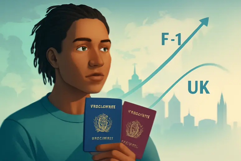 วิกฤตวีซ่านักเรียน: F-1 พุ่ง-UK ดิ่ง! ภัยคุกคามการศึกษาโลก